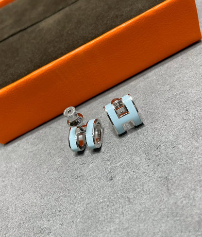 [Lumi Jewels]BOUCLES D'OREILLES PAPILLON BLEU CIEL