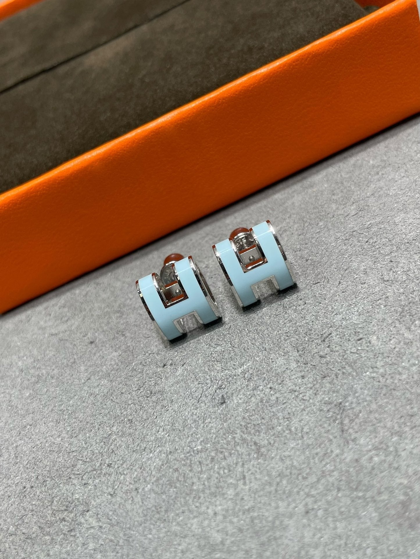 [Lumi Jewels]BOUCLES D'OREILLES PAPILLON BLEU CIEL
