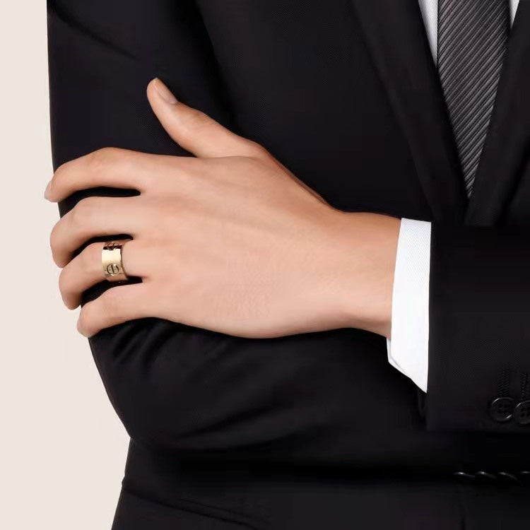 [Lumi Jewelery]LOVE 11MM LARGE RING