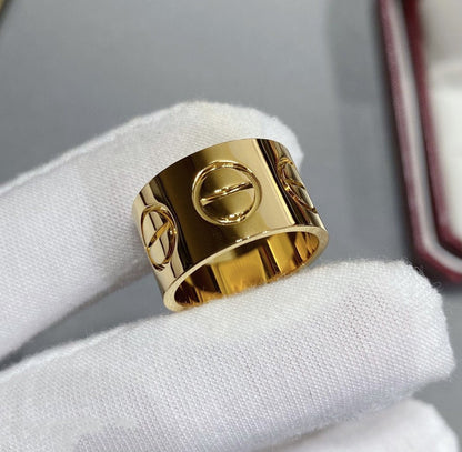 [Lumi Jewelery]LOVE 11MM LARGE RING