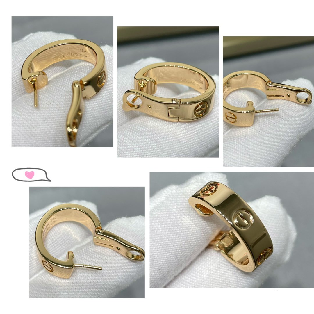 [Lumi Jewelery]LOVE 5.5MM EARRINGS