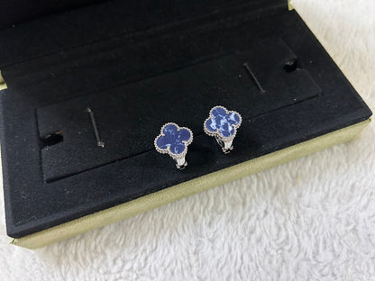 [Lumi Jewels]CLOVER PIETERSITE MEDIUM STUD EARRINGS