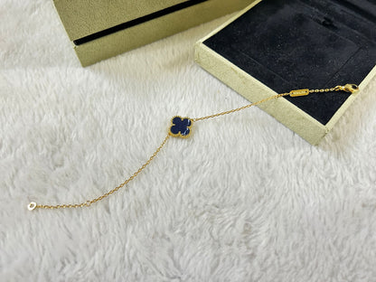 [Lumi Jewels]CLOVER 1 MOTIF PIETERSITE BRACELET