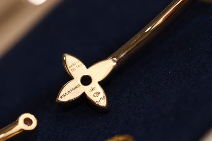 [Lumi Jewels]IDYLLE PINK GOLD OPEN BRACELET DIAMOND PAVED