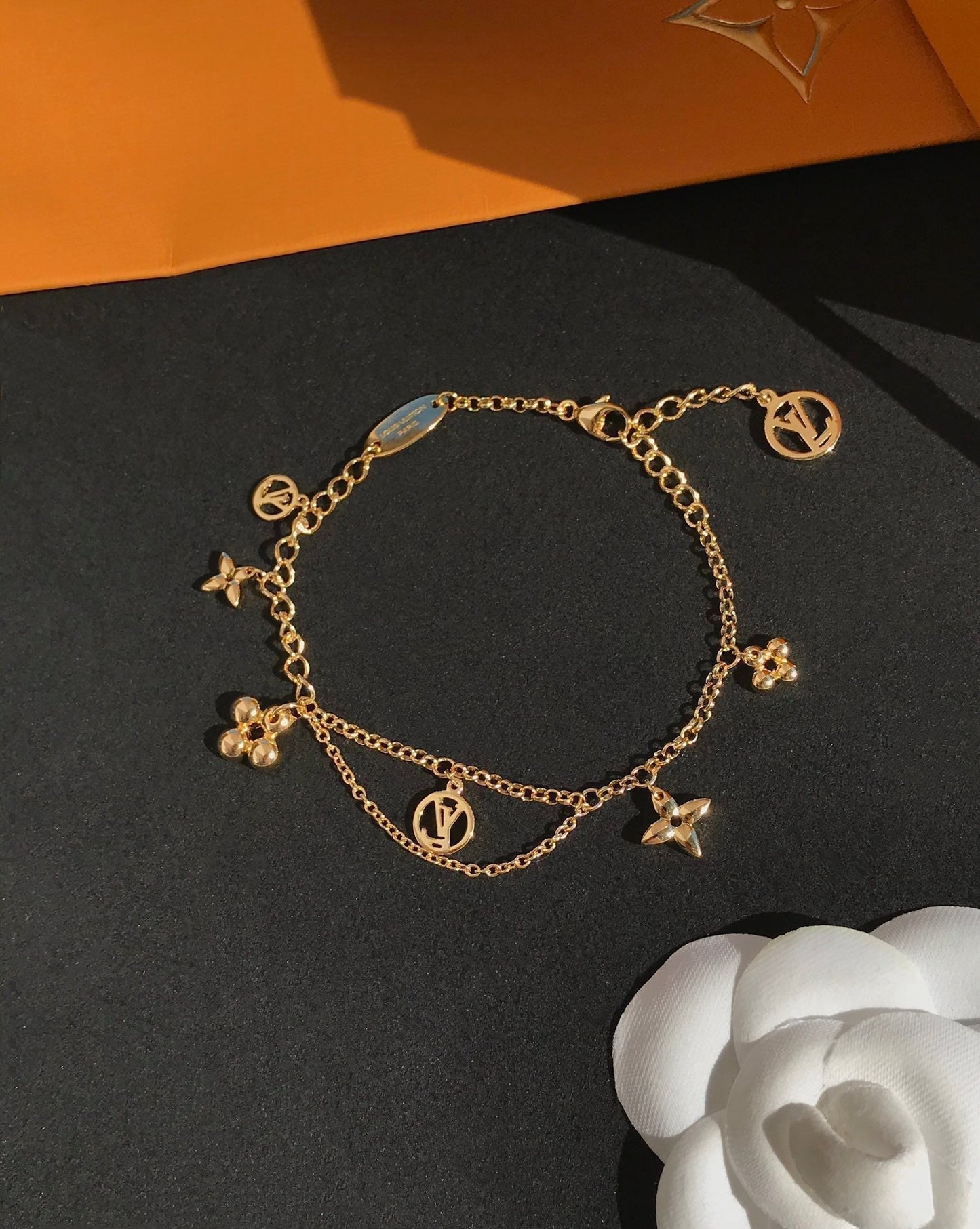 [Lumi Jewels]BLOOMING PINK GOLD MOP BRACELET