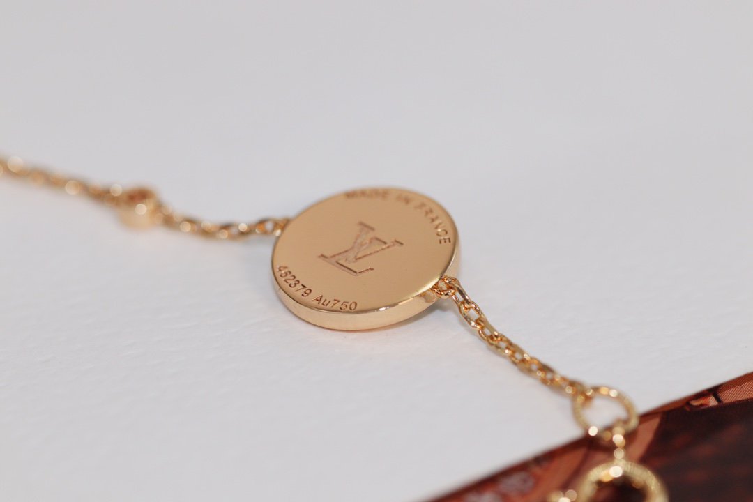 [Lumi Jewels]STAR AND SUN 4 MOTIF PINK GOLD MALACHITE BRACELET