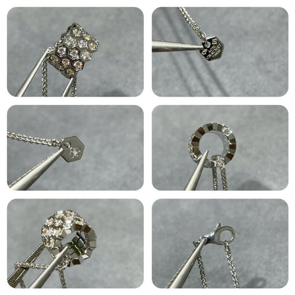 [Lumi Jewels]BEE LOVE DIAMOND PAVED 3 ROW NECKLACE