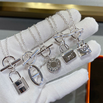 [Lumi Jewels]CONSTANCE PEDANT SILVER NECKLACE