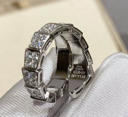 [Lumi Jewels]SERPENTI RING SILVER DIAMOND PAVED