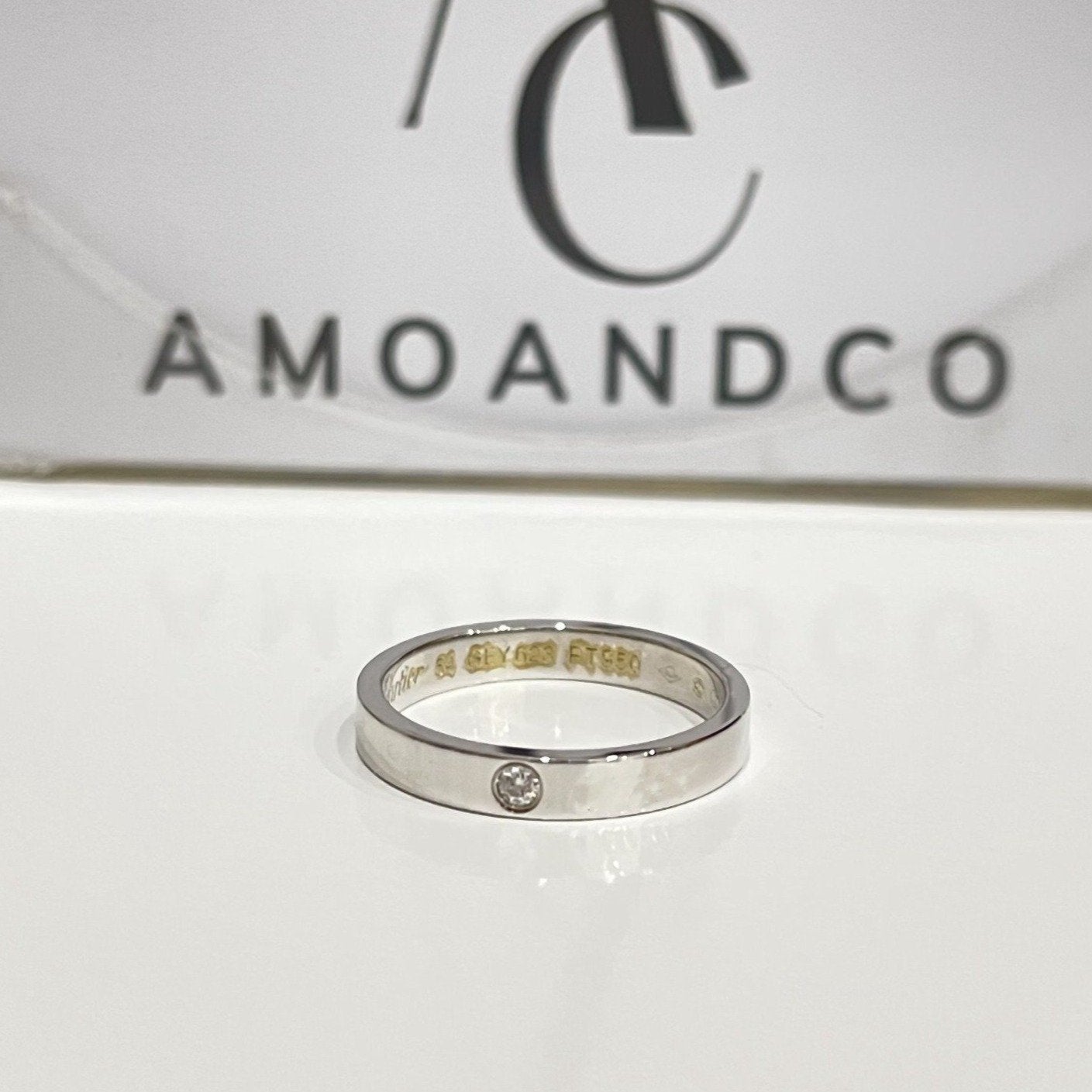 [Lumi Jewels]LOVE RING 4MM 1 DIAMOND