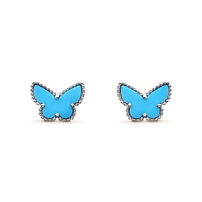 [Lumi Jewels]BUTTERFLY TURQUOISE EARRINGS SILVER
