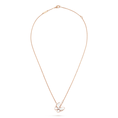 [Lumi Jewels]BUTTERFLY MOP DIAMOND NECKLACE