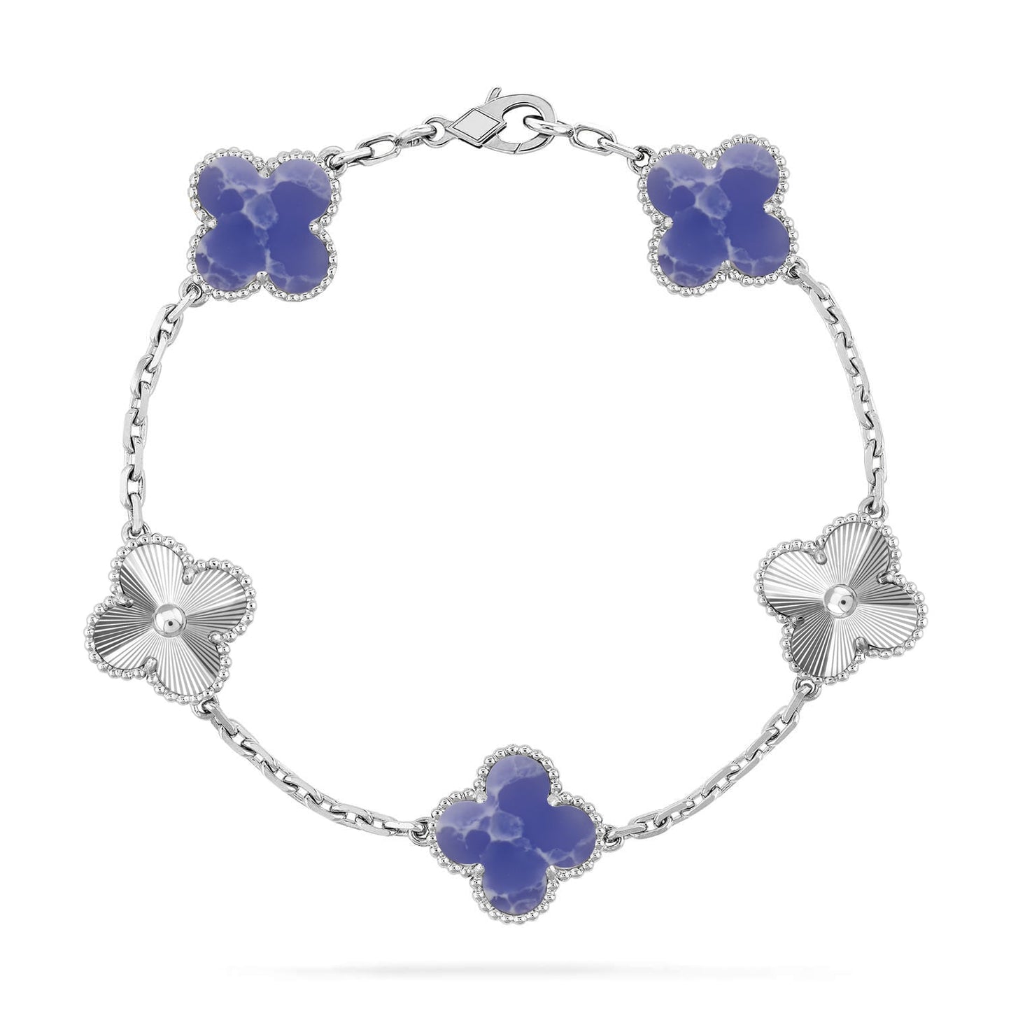 [Lumi Jewels]CLOVER 5 MOTIF BLUE VEINS BRACELET COLLECTION