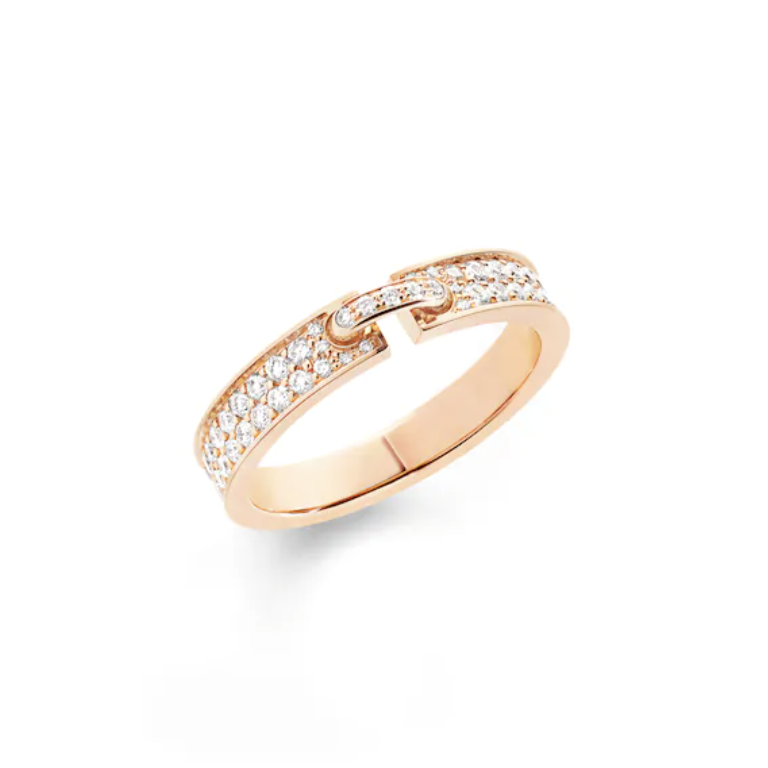 [Lumi Jewels]ALLIANCE LIENS VIDENCE PAVED DIAMOND 4MM RING