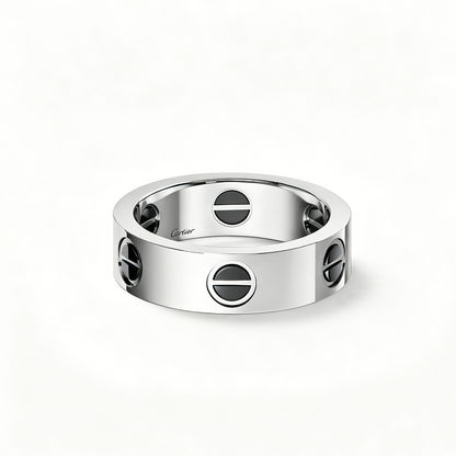 [Lumi Jewelery]LOVE RING 5.5MM NO DIAMONDS  CERAMIC