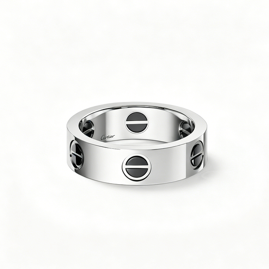 [Lumi Jewelery]LOVE RING 5.5MM NO DIAMONDS  CERAMIC