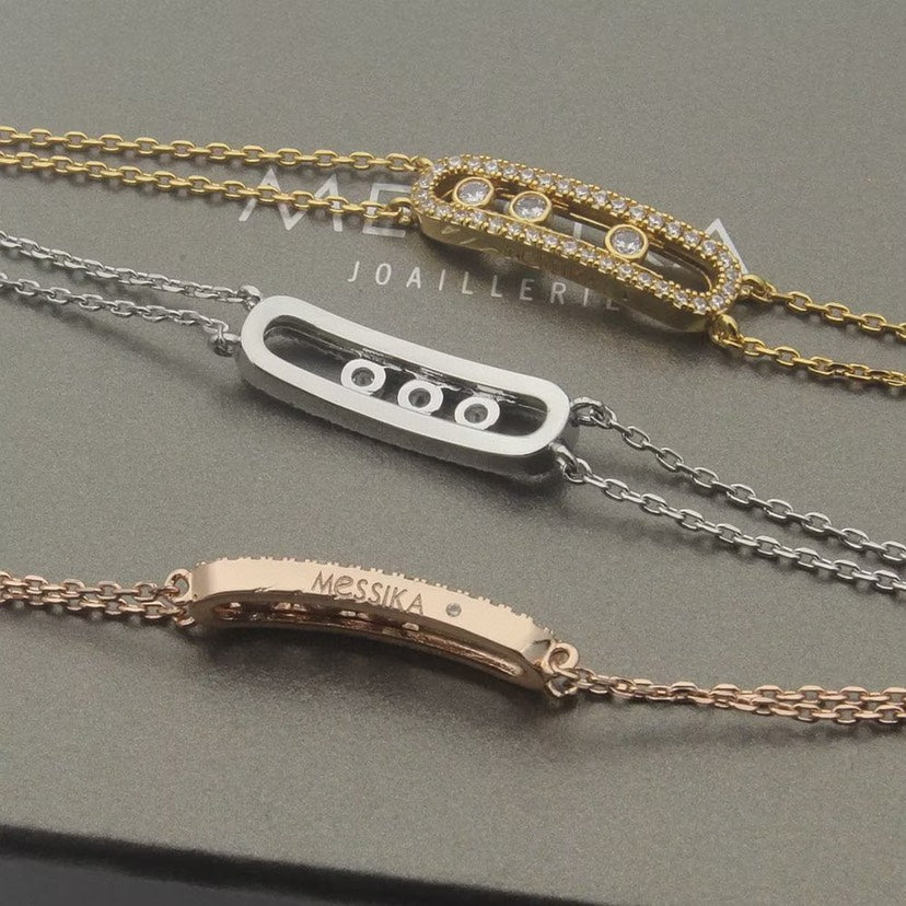 [Lumi] Move Classique pav茅 bracelet