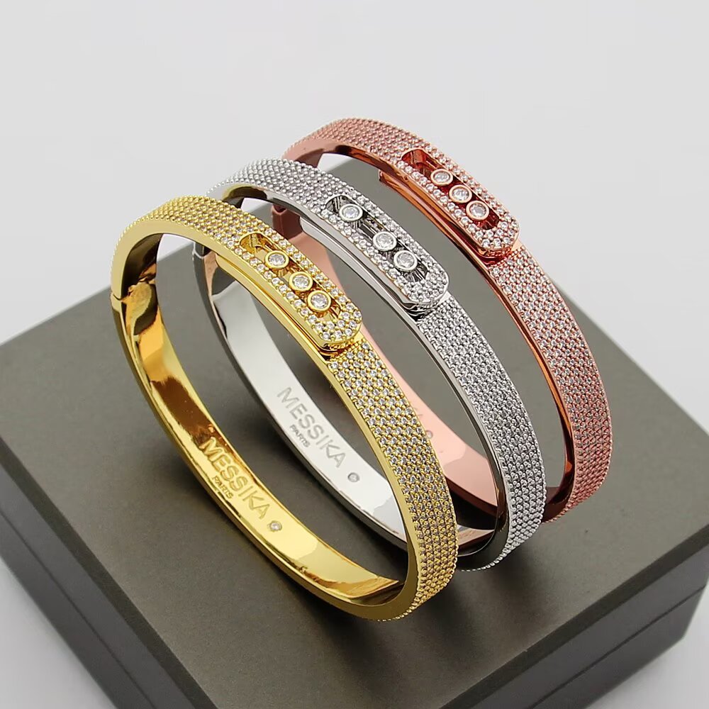 [Lumi]Move Noa Full Pav茅 Diamond Bangle Bracelet