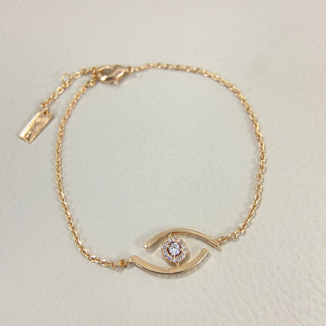 [Lumi]Lucky Eye Pave-Set Diamond Bracelet