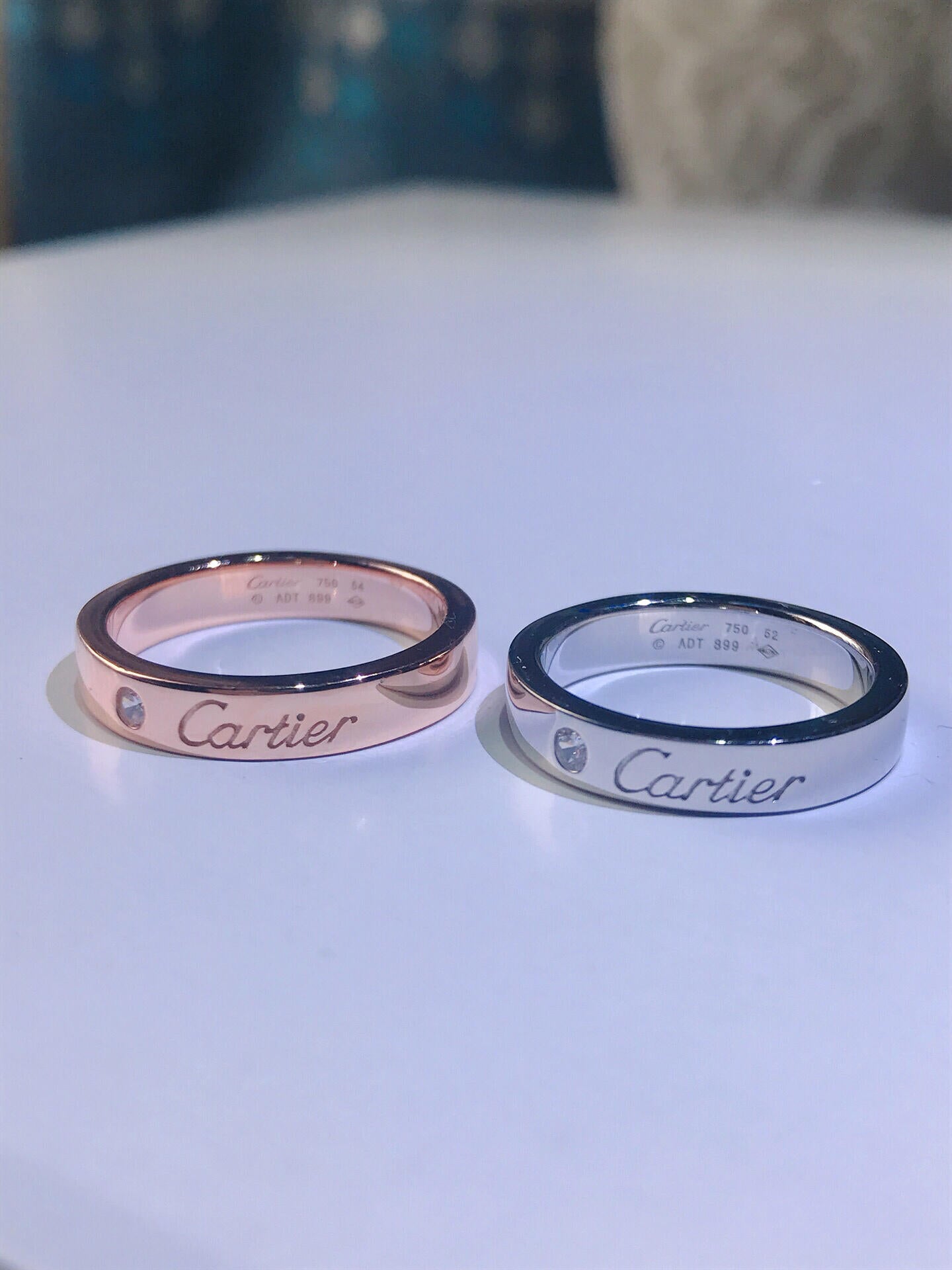 [Lumi Jewels]C PLATINUM 1 DIAMOND RING
