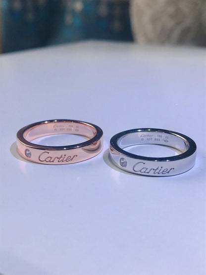 [Lumi Jewels]C PLATINUM 1 DIAMOND RING