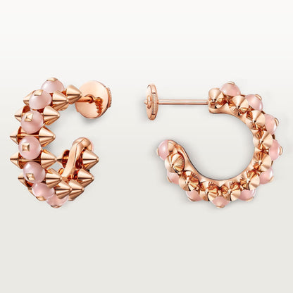 [Lumi Jewelery]CLASH 7.9MM AGATE CHALCEDONY EARRINGS