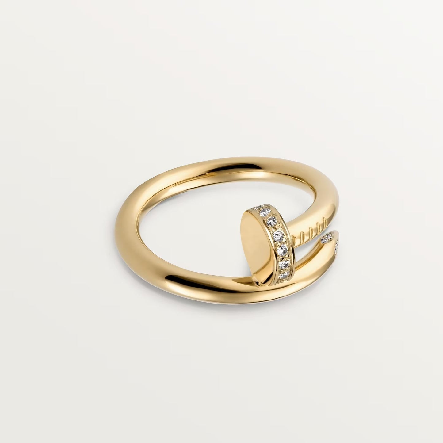 [Lumi Jewelery]JUSTE RING 2.6MM HALF DIAMOND