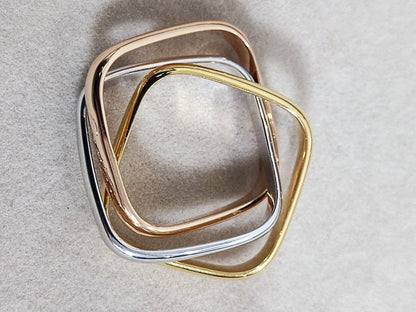 [Lumi Jewels]TRINITY RING GOLD PINK GOLD SILVER