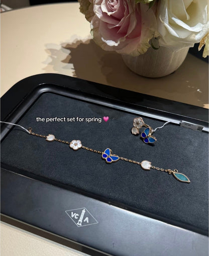 [Lumi Jewels]BRACELET 5 MOTIFS PAPILLON CHANCEUX PRINTANIER