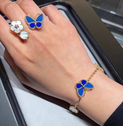[Lumi Jewels]BRACELET 5 MOTIFS PAPILLON CHANCEUX PRINTANIER