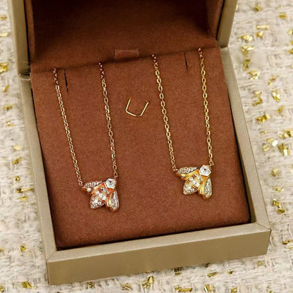 [Lumi Jewellery]Bee My Love Bee Diamond Necklace