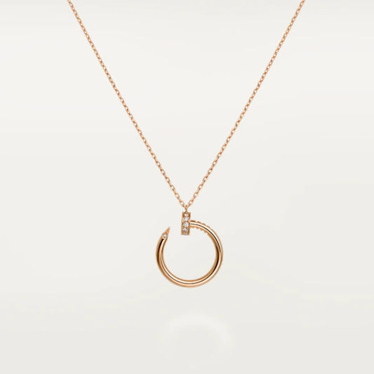 [Lumi Jewels]JUSTE NECKLACE PINK GOLD