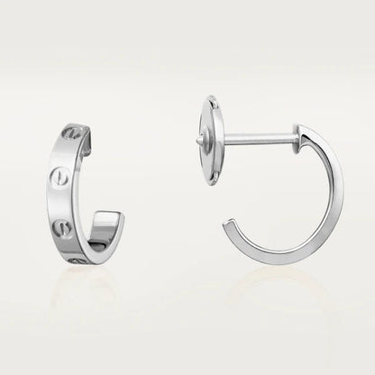 [Lumi Jewels]LOVE EARRINGS 2.65MM SILVER