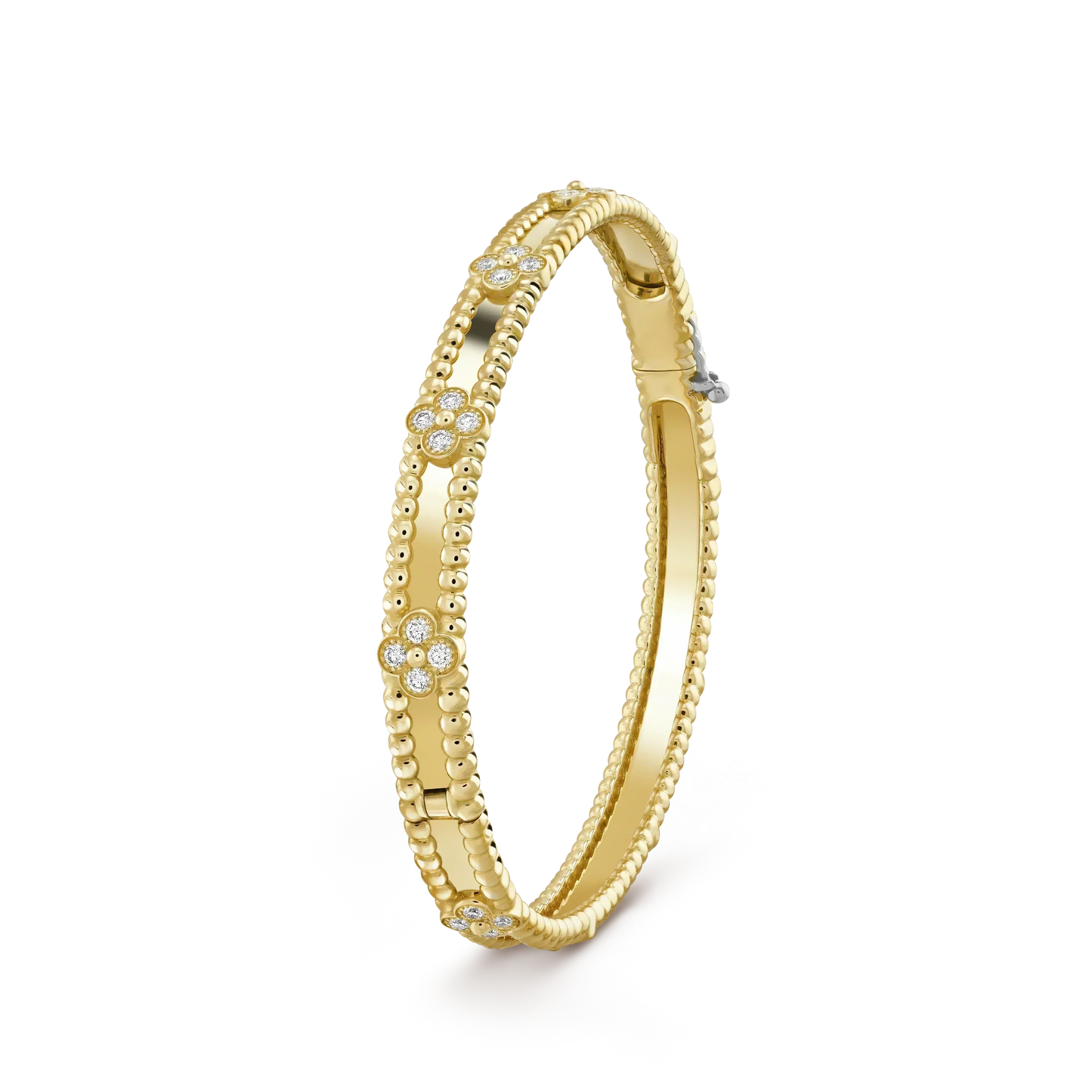 [Lumi Jewels]CLOVER BRACELET 4MM DIAMONDS