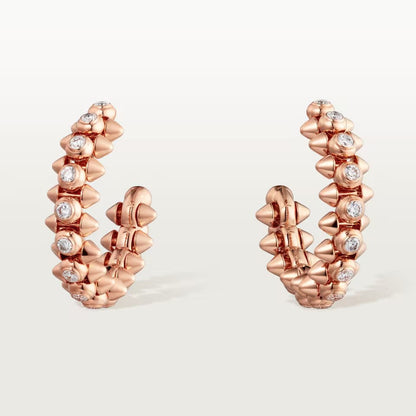 [Lumi Jewelery]CLASH FULL DIAMOND MEDIUM EARRINGS