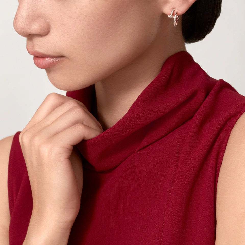 [Lumi Jewelery]JUSTE FULL DIAMOND SMALL EARRINGS
