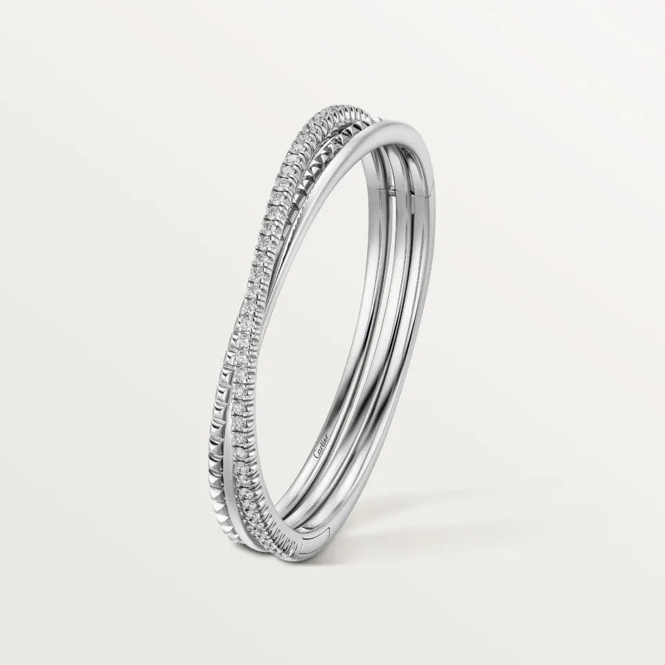 [Lumi Jewelery]ETINCELLE HALF-PAVED DIAMOND BRACELET