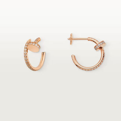 [Lumi Jewelery]JUSTE FULL DIAMOND SMALL EARRINGS
