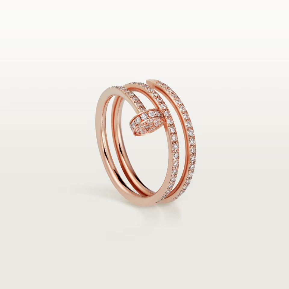 [Lumi Jewelery]JUSTE RING 4.8MM FULL DIAMOND