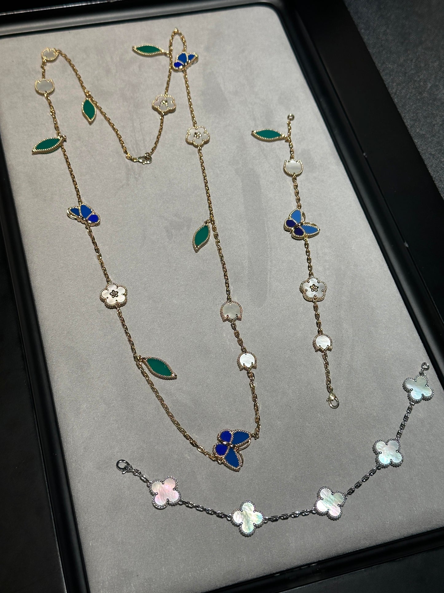 [Lumi Jewels] 26 NEW CLOVER 15 MOTIFS LUCKY NECKLACE