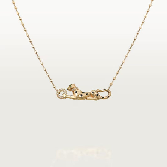 [Lumi Jewelery]PANTHERE FULL DIAMOND NECKLACE