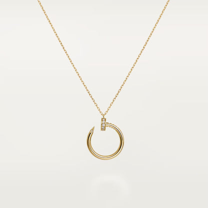 [Lumi Jewelery]JUSTE NECKLACE HALF DIAMOND