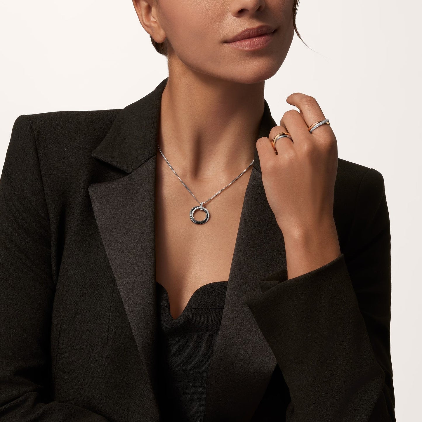 [Lumi Jewelery]TRINITY CERAMIC NECKLACE