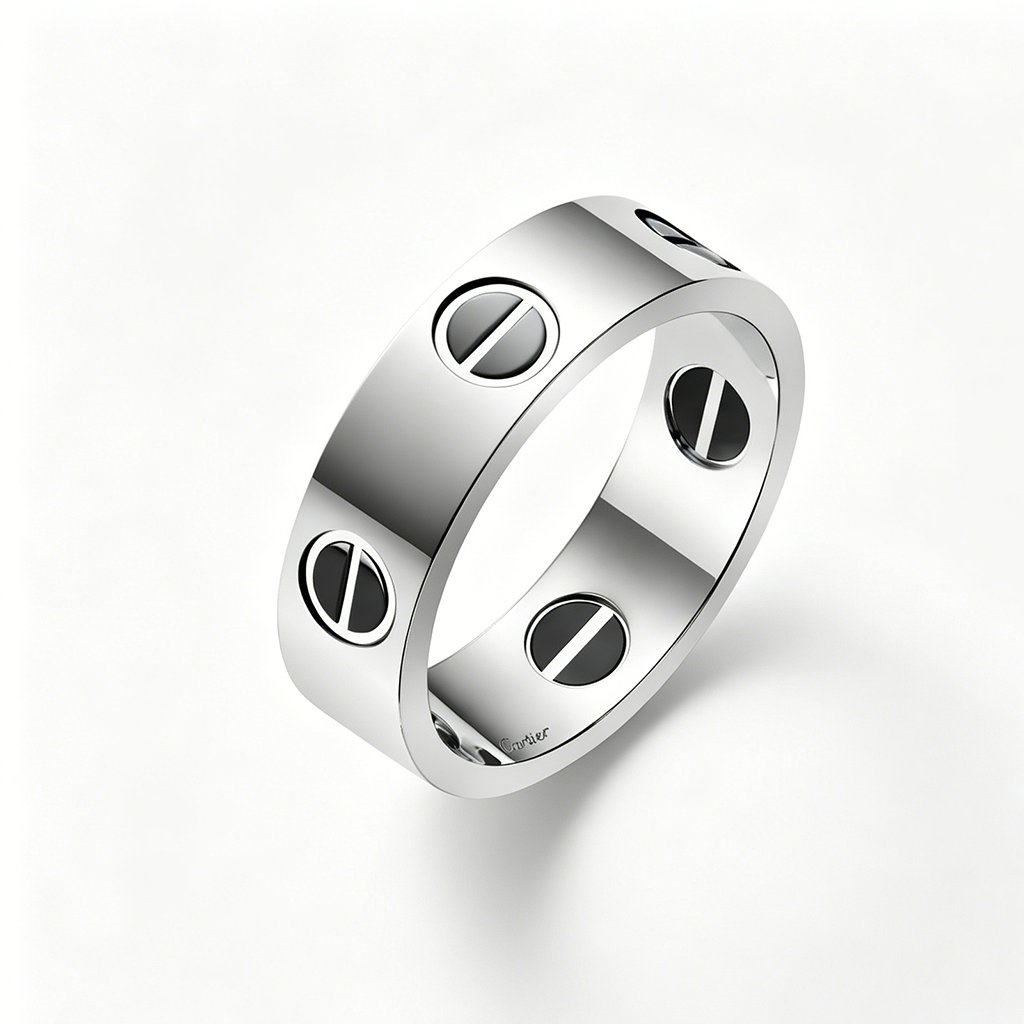 [Lumi Jewelery]LOVE RING 5.5MM NO DIAMONDS  CERAMIC