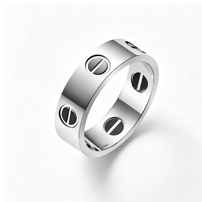 [Lumi Jewelery]LOVE RING 5.5MM NO DIAMONDS  CERAMIC