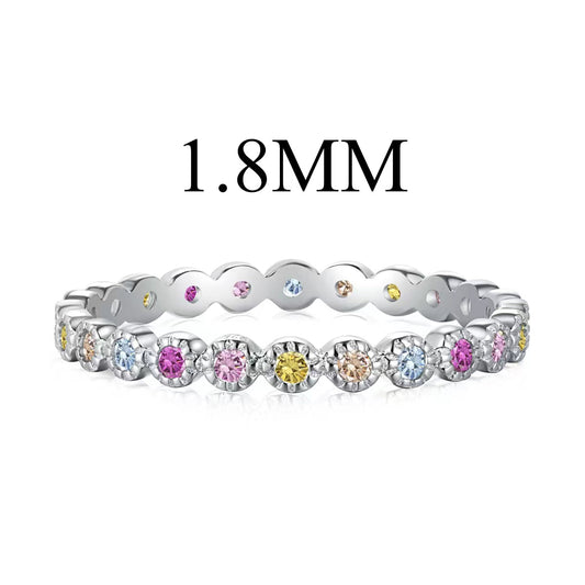 [Lumi Jewels]Unique Scintillating Round Cut Daily Ring