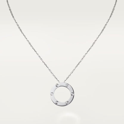 [Lumi Jewelery]LOVE NECKLACE 16MM 3 DIAMONDS