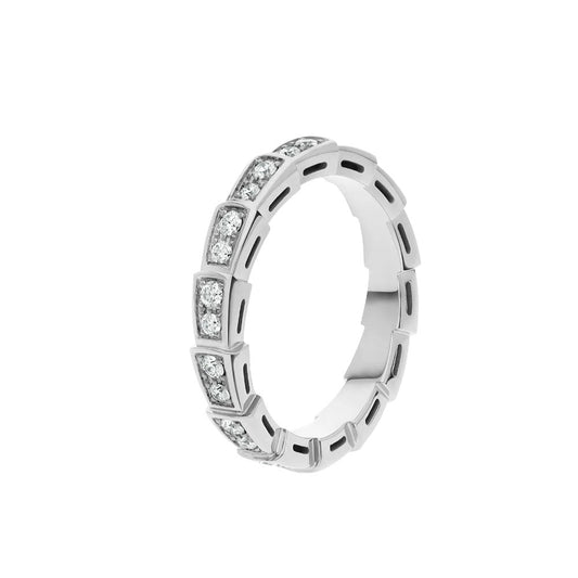 [Lumi Jewels]SERPENTI RING SILVER DIAMOND PAVED 3MM
