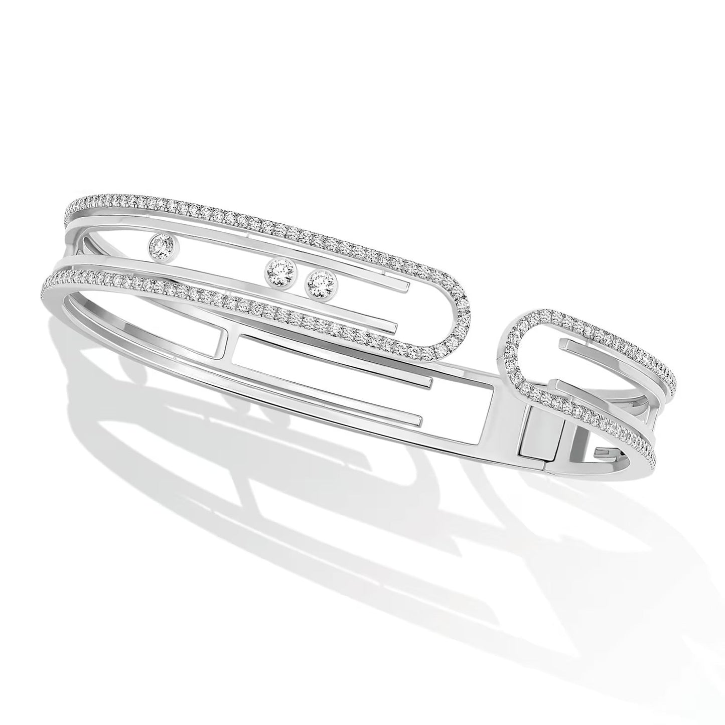 [Lumi]MOVE 10TH PAVED DIAMOND BRACELET