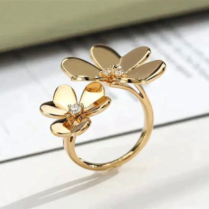 [Lumi Jewels]CLOVER COMOS GOLD DIAMOND RING